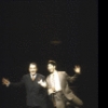 Actors (L-R) David Schramm and Tom Alan Robbins in a scene from the revival of the Broadway musical "The Cradle Will Rock." (New York)