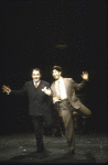 Actors (L-R) David Schramm and Tom Alan Robbins in a scene from the revival of the Broadway musical "The Cradle Will Rock." (New York)