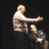 (L-R) Director John Houseman with actors David Schramm and Paul Walker in a rehearsal shot from the revival of the Broadway musical "The Cradle Will Rock." (New York)