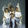Actor James Lecesne (Front ) with actresses (Rear L-R) Kay Cole, Vanessa Williams and Judy Gibson in a scene from the Off-Broadway musical "One Man Band." (New York)