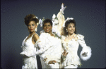 Actresses (L-R) Vanessa WIlliams, Judy Gibson and Kay Cole in a scene from the Off-Broadway musical "One Man Band." (New York)