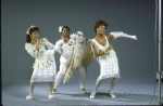 Actresses (L-R) Kay Cole, Judy Gibson and Vanessa Williams in a scene from the Off-Broadway musical "One Man Band." (New York)