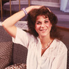 Comedienne Gilda Radner on the set of the play "Lunch Hour."