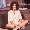 Comedienne Gilda Radner on the set of the play "Lunch Hour."