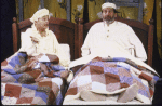 Actors Marcia Lewis and Topol in a scene from the revival of the Broadway musical "Fiddler on the Roof." (Detroit)