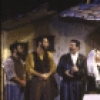 Actors (L-R) Jack Kenny, Gary Schwartz, Topol, Marcia Lewis, Sharon Lawrence, Tia Riebling, Jennifer Prescott, Kathy St. George and Judy Dodd in a scene from the revival of the Broadway musical "Fiddler on the Roof." (Detroit)