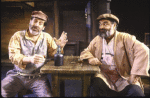 Actors (L-R) Topol and Mark Zeller in a scene from the revival of the Broadway musical "Fiddler on the Roof." (Detroit)