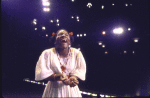 Actress Stephanie Mills in a scene fr. the Broadway musical "The Wiz." (New York)