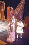 Actresses (L-R) Dee Dee Bridgewater & Stephanie Mills in a scene fr. the Broadway musical "The Wiz." (New York)