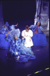 Actors (L-R) Clarice Taylor, Stephanie Mills & Phylicia Rashad (rear) in a scene fr. the Broadway musical "The Wiz." (New York)