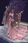 Actress Dee Dee Bridgewater in a scene fr. the Broadway musical "The Wiz." (New York)