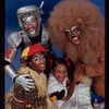Actors (Top-Bottom) Ben Harney, Gregg Burge, Stephanie Mills & Ken Prymus in a publicity shot fr. the replacement cast of the Broadway musical "The Wiz." (New York)