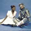 Actors Ren Woods & Ben Harney in a scene fr. the National tour of the Broadway musical "The Wiz." (Chicago)