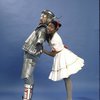 Actors Ren Woods & Ben Harney in a scene fr. the National tour of the Broadway musical "The Wiz." (Chicago)