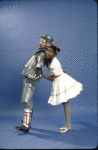 Actors Ren Woods & Ben Harney in a scene fr. the National tour of the Broadway musical "The Wiz." (Chicago)