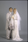 Actors Nancy Ringham and Larry Gatlin in a publicity shot from the second replacement cast of the Broadway musical "The Will Rogers Follies." (New York)