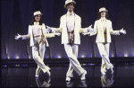 Actors (L-R) Vicki Frederick, Christopher Chadman & Christine Colby in a scene fr. the replacement cast of the Broadway musical "Dancin'."