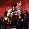 Actress Mabel King (C) w. cast in a scene fr. the Broadway musical "The Wiz." (New York)