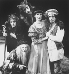 (L-R) Actors Bernadette Peters, Tom Aldredge, Robert Westenberg, Joanna Gleason and Chip Zien in a scene from the TV production of the Broadway musical "Into The Woods.".