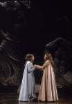 Actresses (L-R) Tandy Cronyn & Martha Henry in a scene fr. the Linclon Center Rep. production of the play "Antigone." (New York)