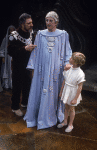 Actors (L-R) Philip Bosco, Sydney Walker & Timmy Ousey in a scene fr. the Lincoln Center Rep. production of the play "Antigone." (New York)