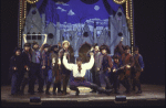 Actors Rex Smith (6L) & Kevin Kline (6R) w. cast in a scene fr. the New York Shakespeare Festival's production of the musical "The Pirates of Penzance." (New York)