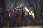 Actor Kevin Kline (R) w. cast in a scene fr. the New York Shakespeare Festival's production of the musical "The Pirates of Penzance." (New York)
