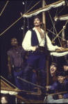 Actor Kevin Kline (C) w. cast in a scene fr. the New York Shakespeare Festival's production of the musical "The Pirates of Penzance." (New York)