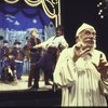 Actor George Rose (R) w. cast in a scene fr. the New York Shakespeare Festival's production of the musical "The Pirates of Penzance." (New York)