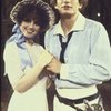 Actors Linda Ronstadt & Rex Smith in a scene fr. the New York Shakespeare Festival's production of the musical "The Pirates of Penzance." (New York)