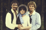 Actors (L-R) Kevin Kline, Linda Ronstadt & Rex Smith in a scene fr. the New York Shakespeare Festival's production of the musical "The Pirates of Penzance." (New York)