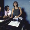 Actors (L-2R) Kevin Kline, Linda Ronstadt & Rex Smith in a rehearsal shot fr. the New York Shakespeare Festival's production of the musical "The Pirates of Penzance." (New York)