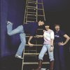 Actors Linda Ronstadt (2L) & Kevin Kline (L) in a rehearsal shot fr. the New York Shakespeare Festival's production of the musical "The Pirates of Penzance." (New York)