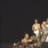 Actor Barry Miller (C) with cast in a scene from the New York Shakespeare Festival's production of the play "The Tempest." (New York)