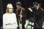 Actors (L-R) Lucinda Jenney, Christopher Walken & Jonathan Walker in a scene fr. the New York Shakespeare Festival's production of the play "Cinders." (New York)