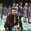 Actor Christopher Walken (Front) w. cast in a scene fr. the New York Shakespeare Festival's production of the play "Cinders." (New York)