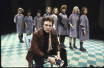 Actor Christopher Walken (Front) w. cast in a scene fr. the New York Shakespeare Festival's production of the play "Cinders." (New York)