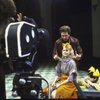 Actors (L-R) Anna Levine, Christopher Walken & Johann Carlo in a scene fr. the New York Shakespeare Festival's production of the play "Cinders." (New York)