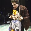Actors Anna Levine & Christopher Walken in a scene fr. the New York Shakespeare Festival's production of the play "Cinders." (New York)
