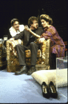 Actors (L-R) Nicholas Hormann, Steven Keep and Concetta Tomei in a scene from the New York Shakespeare Festival's production of the play "A Private View." (New York)