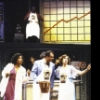 Actors Michael Mandell (Top) and (Front L-R) Melodee Savage, Ray Gill and Alix Korey in a scene from the New York Shakespeare Festival's production of the musical "Romance in Hard Times." (New York)