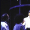 Actor Bill Moor (C) in a scene from the New York Shakespeare Festival's production of the play "Temptation." (New York)