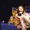 Actress Kathryn Grody in a scene from the New York Shakespeare Festival's production of the play "A Mom's Life." (New York)