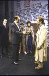 Actors (L-R) David Allen Brooks, Tom Mardirosian, Robert Dorfman, William DeAcutis and Joel Grey in a scene from the replacement cast of the New York Shakespeare Festival's production of the play "The Normal Heart." (New York)