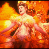 Actress Faith Prince (C) and show girls in big production number fromBroadway revival of musical "Guys and Dolls".
