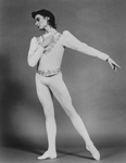 American Ballet Theatre dancer Guillaume Graffin striking a balletic pose.