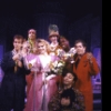 Actors (L-R) William Youmans, Valarie Pettiford, Marguerite MacIntyre, Jessica Molaskey, Eric Riley, Danny Burstein (kneeling) and Jonathan Hadary in a scene from the WPA Theatre's production of the musical "Weird Romance." (New York)