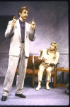 Actors Linda Cook and Daniel Ahearn in a scene from the WPA Theatre's production of the play "No Time Flat." (New York)