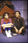Actors Sandra Bullock and Paul Geier in a scene from the WPA Theatre's production of the play "No Time Flat." (New York)