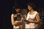 Actresses (L-R) Royana Black and Patricia Richardson in a scene from the WPA Theatre's production of the play "Trinity Site." (New York)